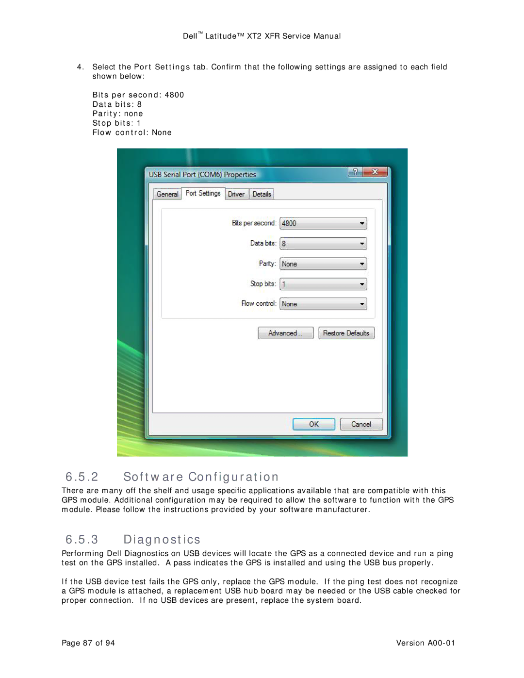 Dell XT2 XFR service manual Software Configuration, Diagnostics 