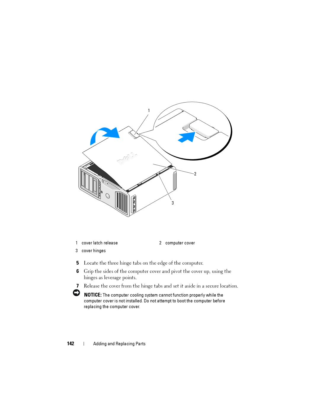 Dell YT583 manual 142 