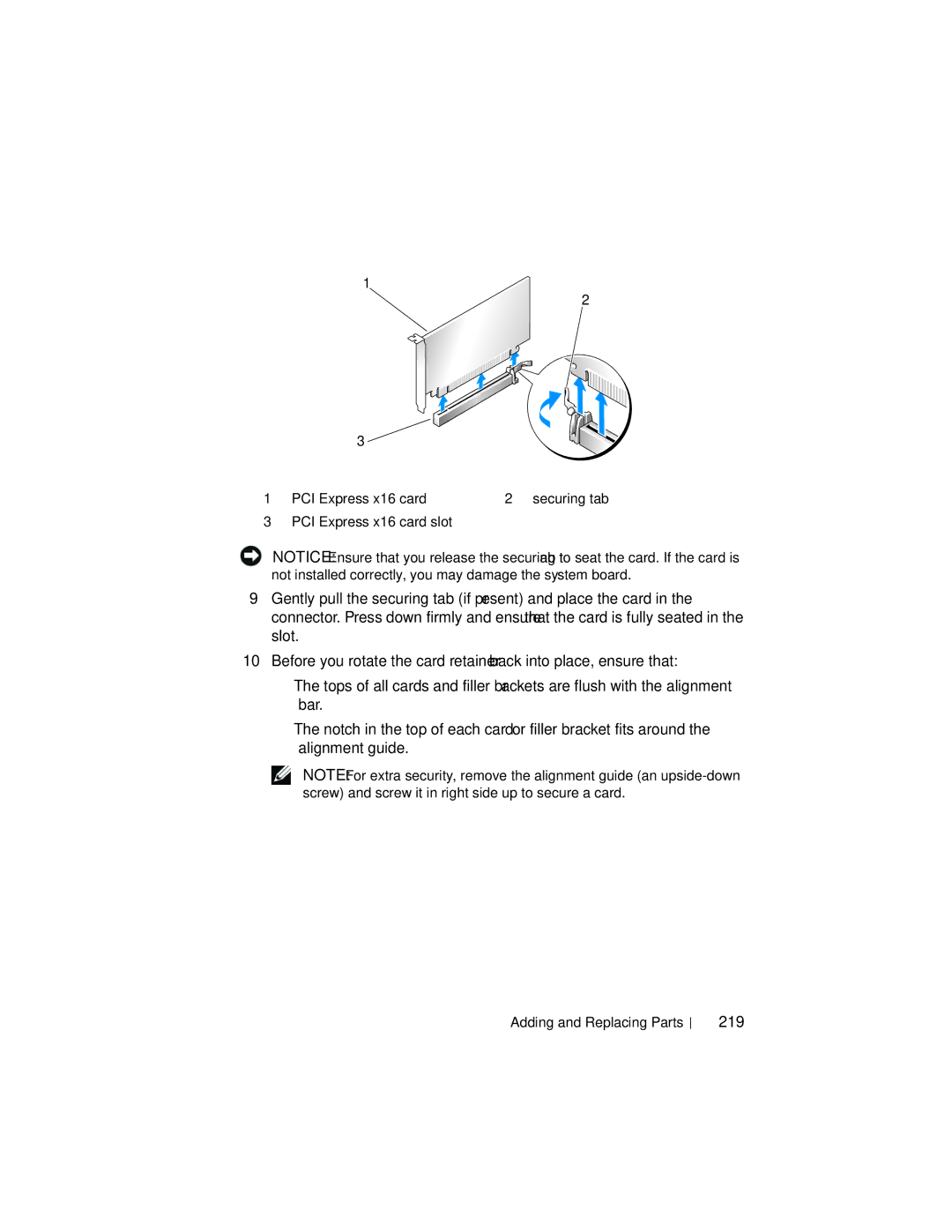 Dell YT583 manual 219 