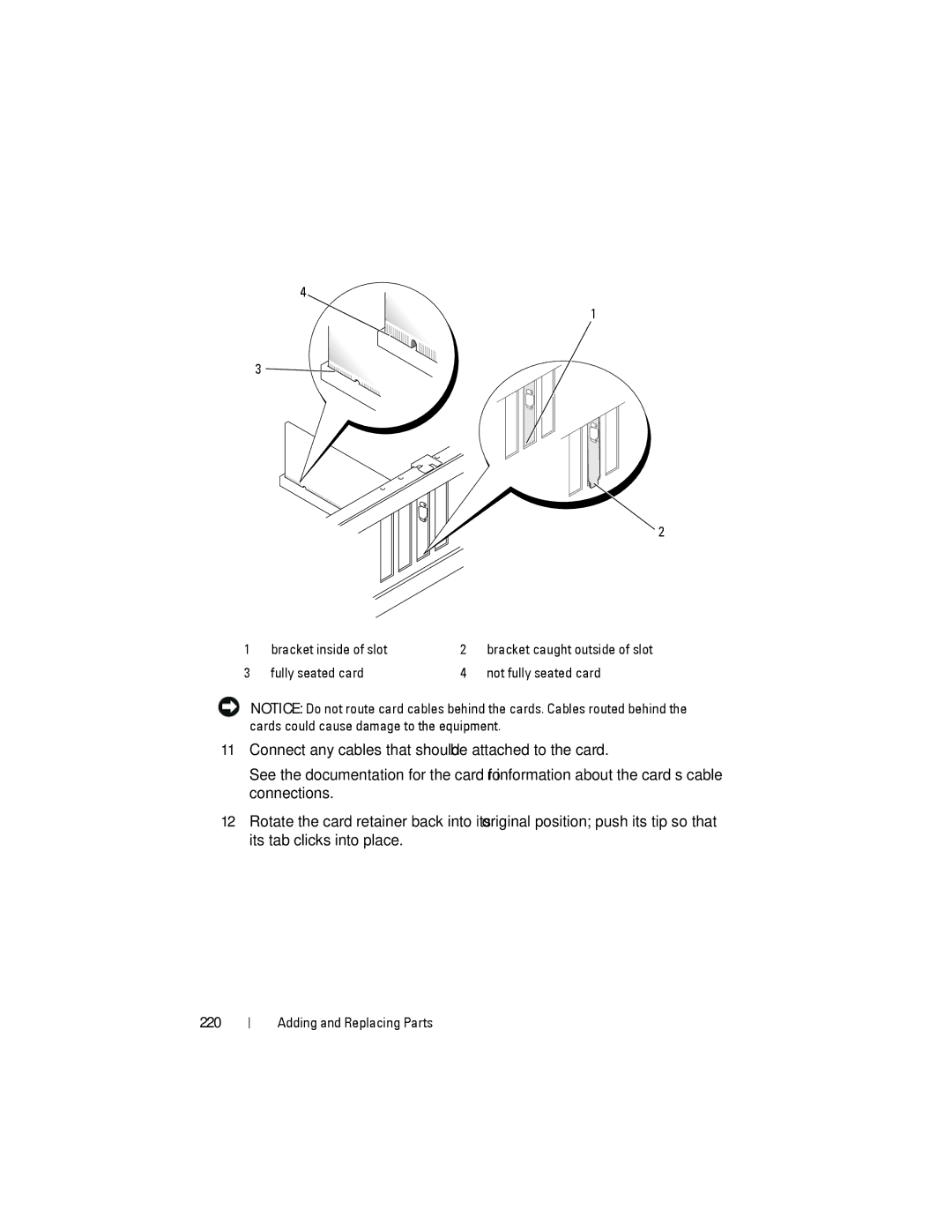 Dell YT583 manual 220 