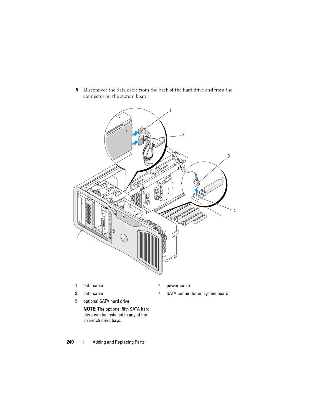 Dell YT583 manual 240 