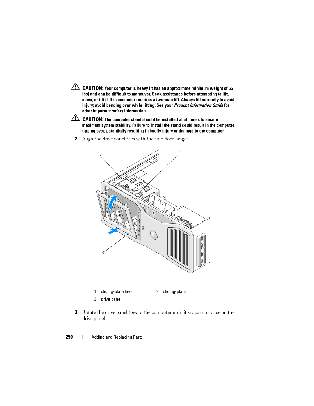 Dell YT583 manual 250 