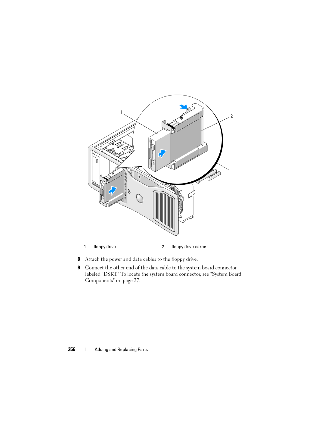 Dell YT583 manual 256 