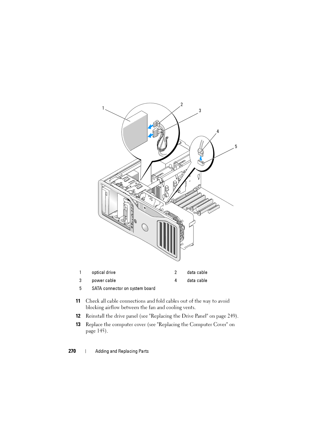 Dell YT583 manual 270 