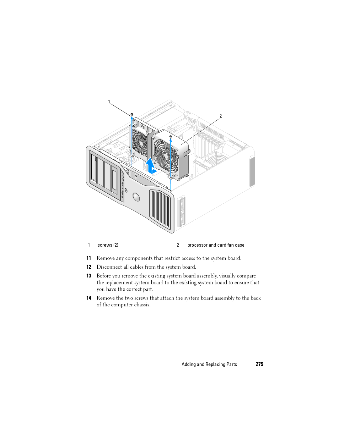 Dell YT583 manual 275 