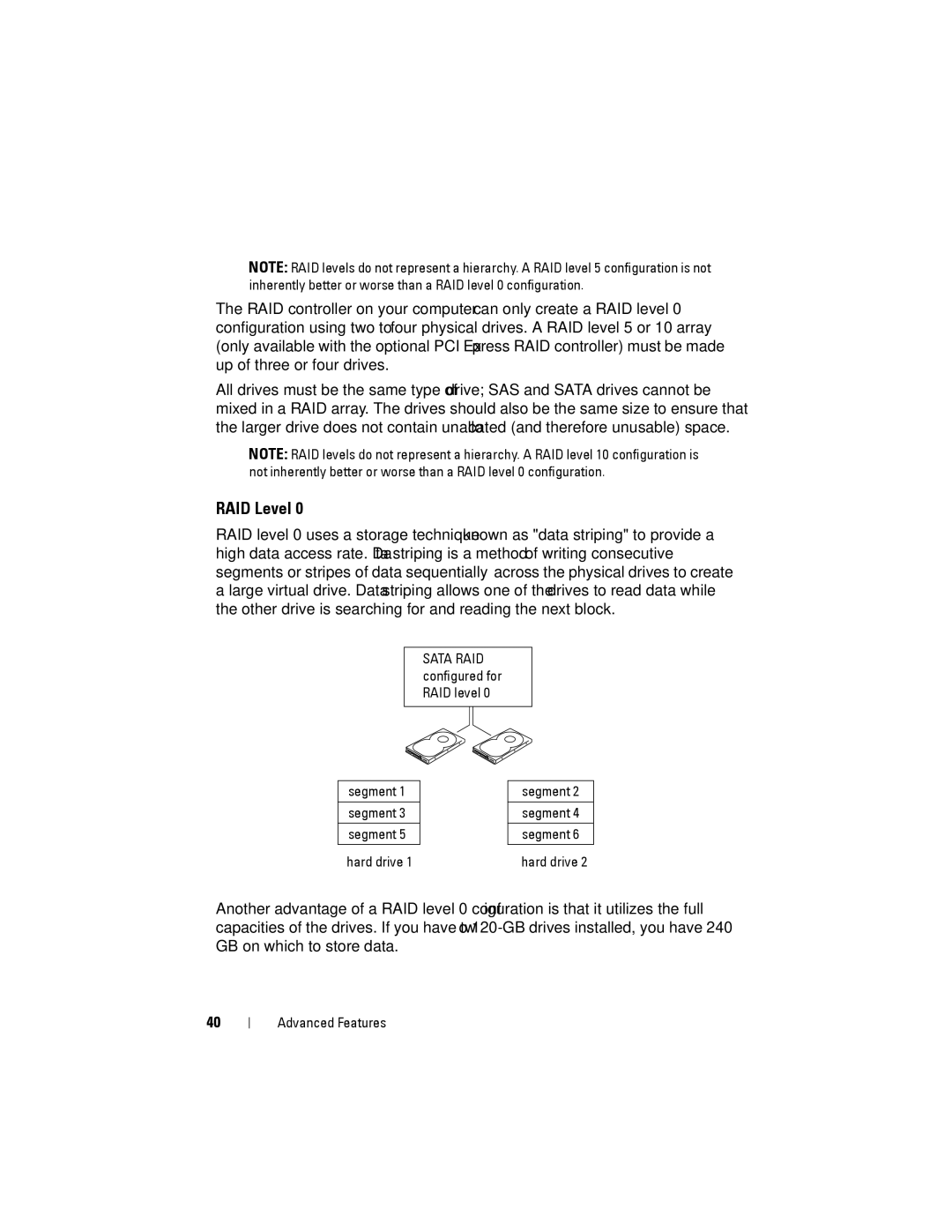 Dell YT583 manual RAID Level 