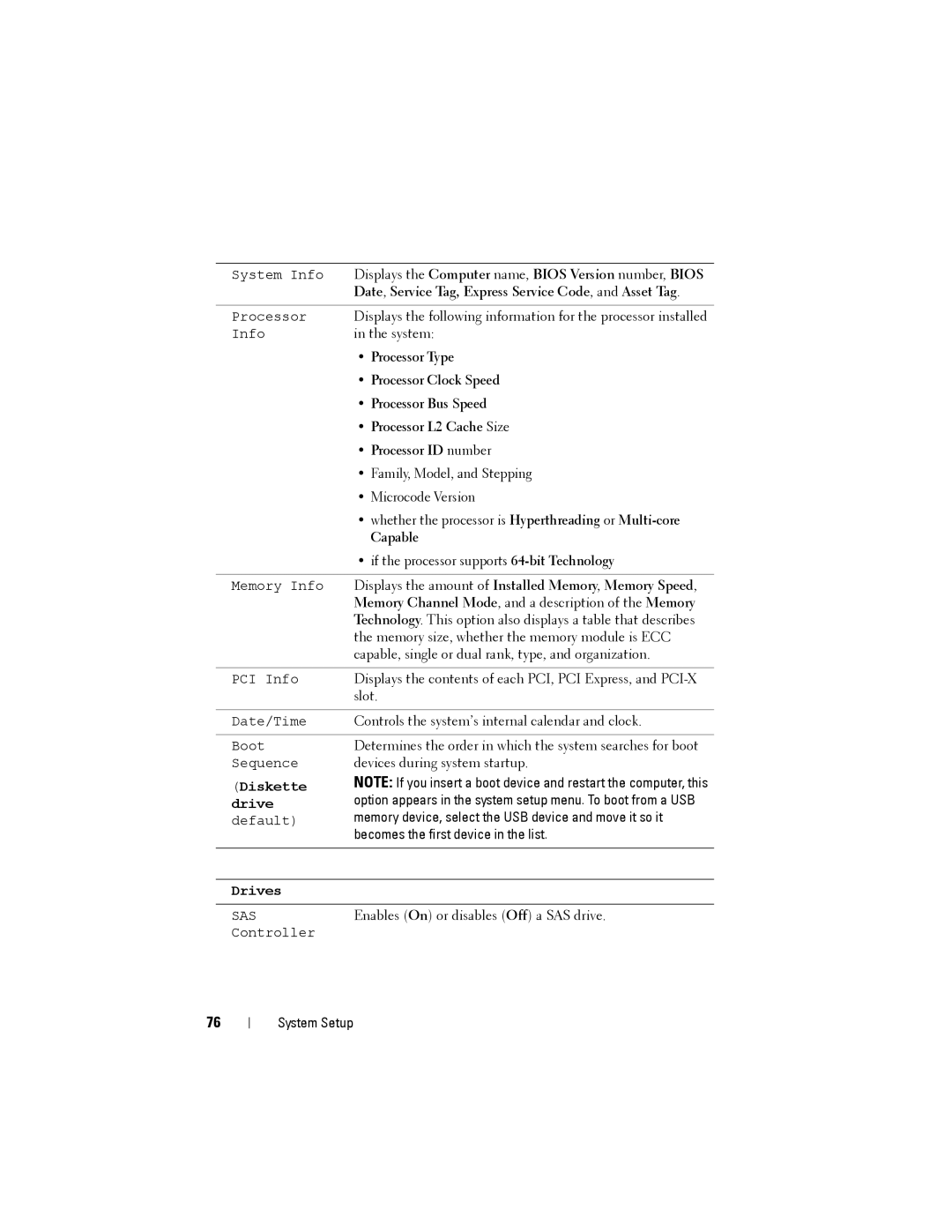 Dell YT583 manual Date, Service Tag, Express Service Code, and Asset Tag 