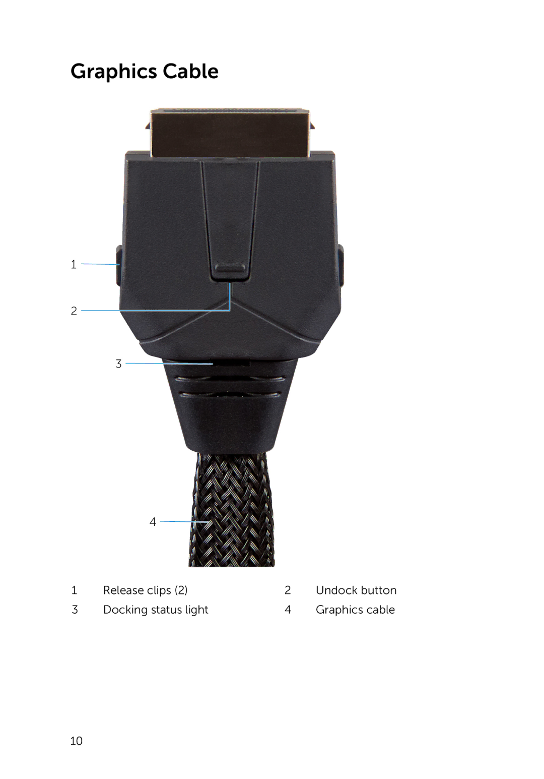 Dell Z01G manual Graphics Cable 