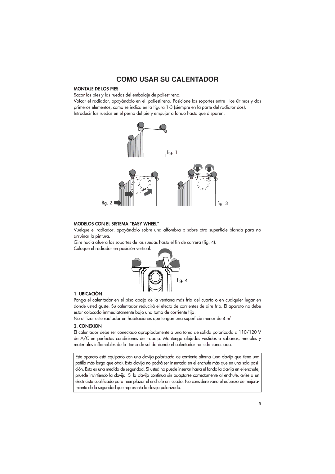 DeLonghi 6708EK manual Como Usar SU Calentador 