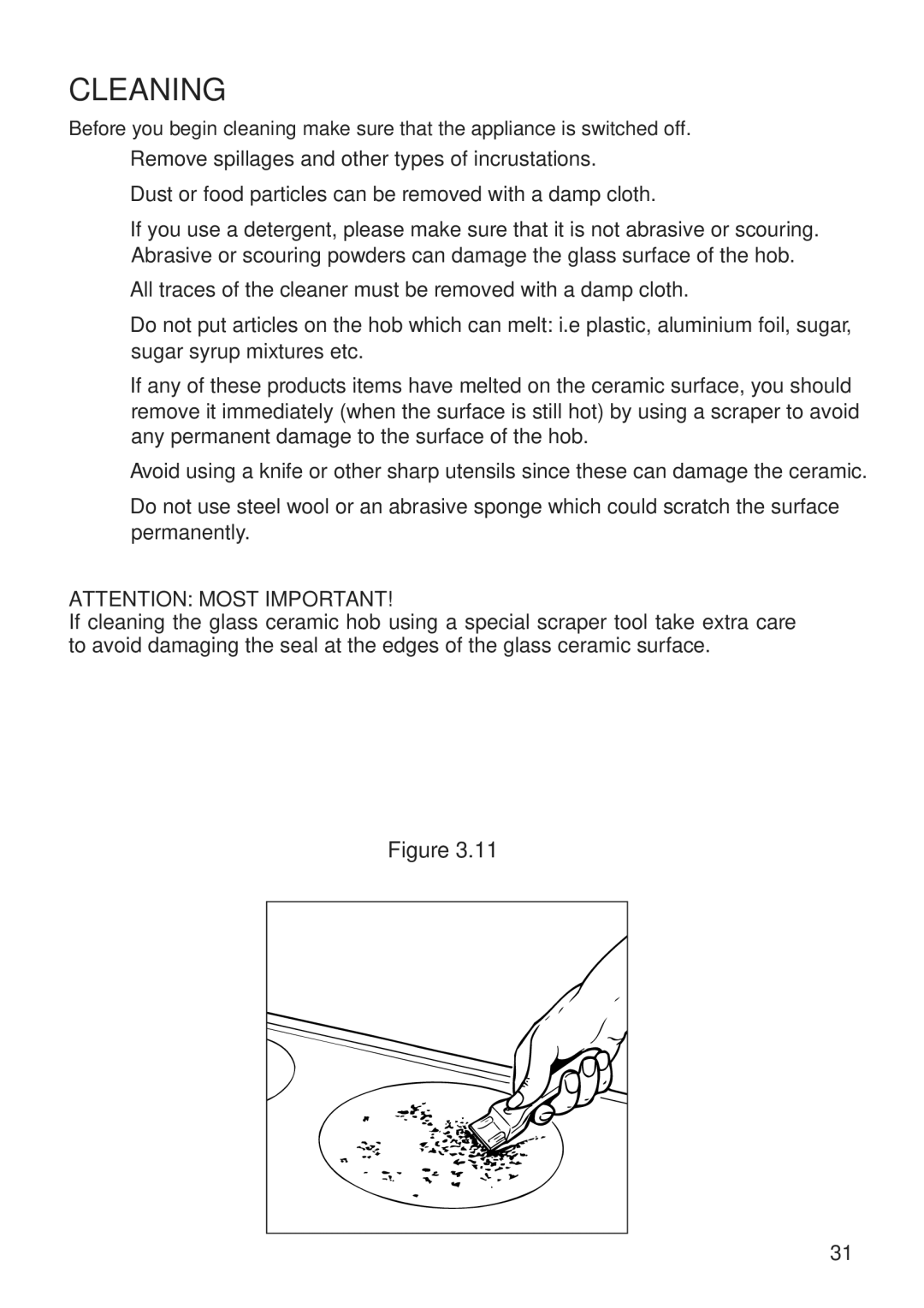 DeLonghi A 1346 G manual Cleaning 