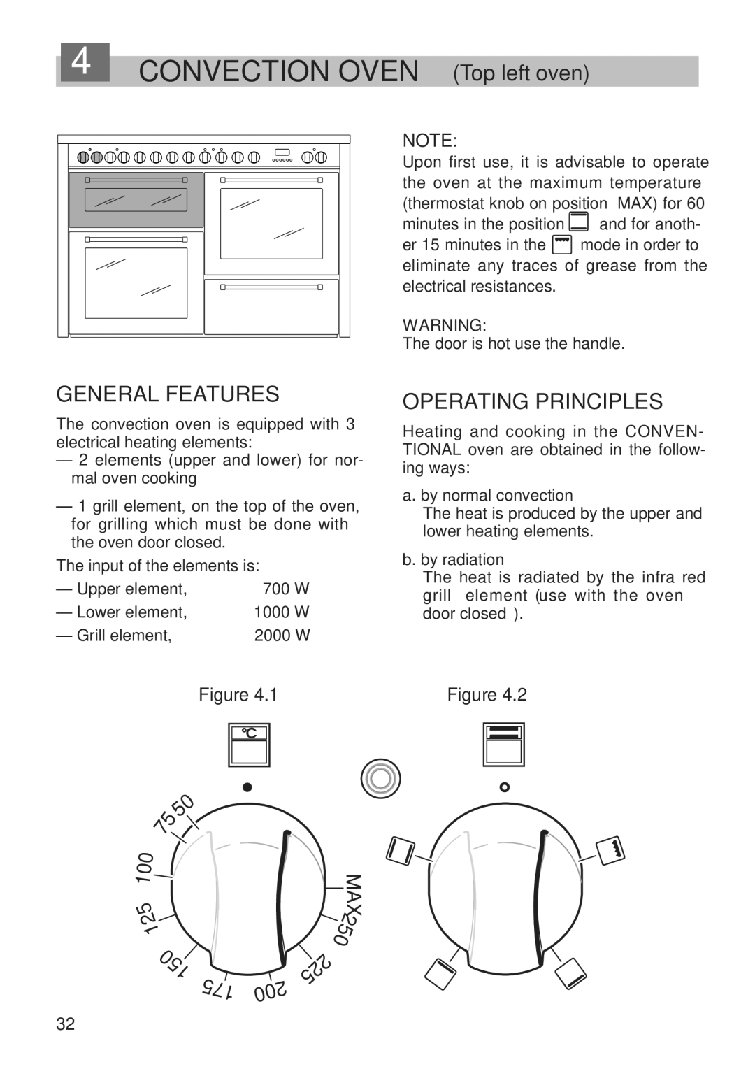 DeLonghi A 1346 G manual General Features, Operating Principles 