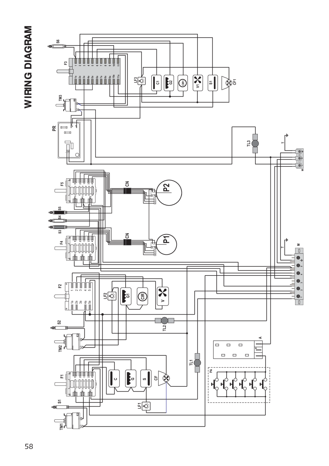 DeLonghi A 1346 G manual Wiring Diagram 