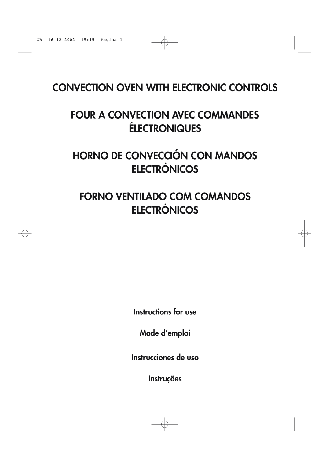 DeLonghi AD1099 manual Convection Oven With Electronic Controls, Four A Convection Avec Commandes Électroniques 