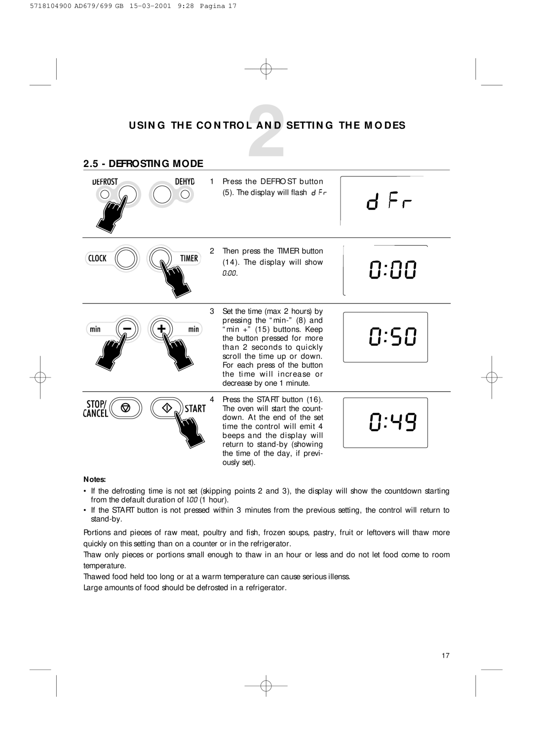 DeLonghi AD679/699 manual 000 