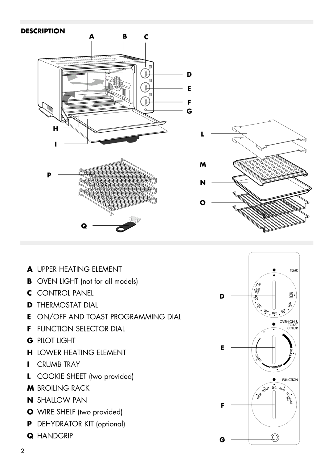 DeLonghi AS 670 manual Description 