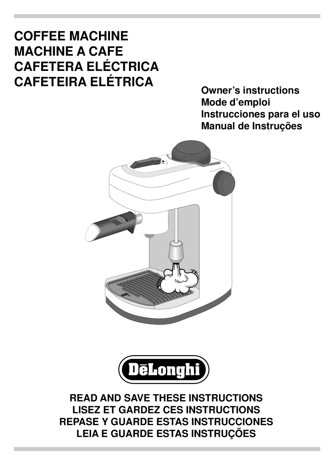 DeLonghi BAR6 manual 