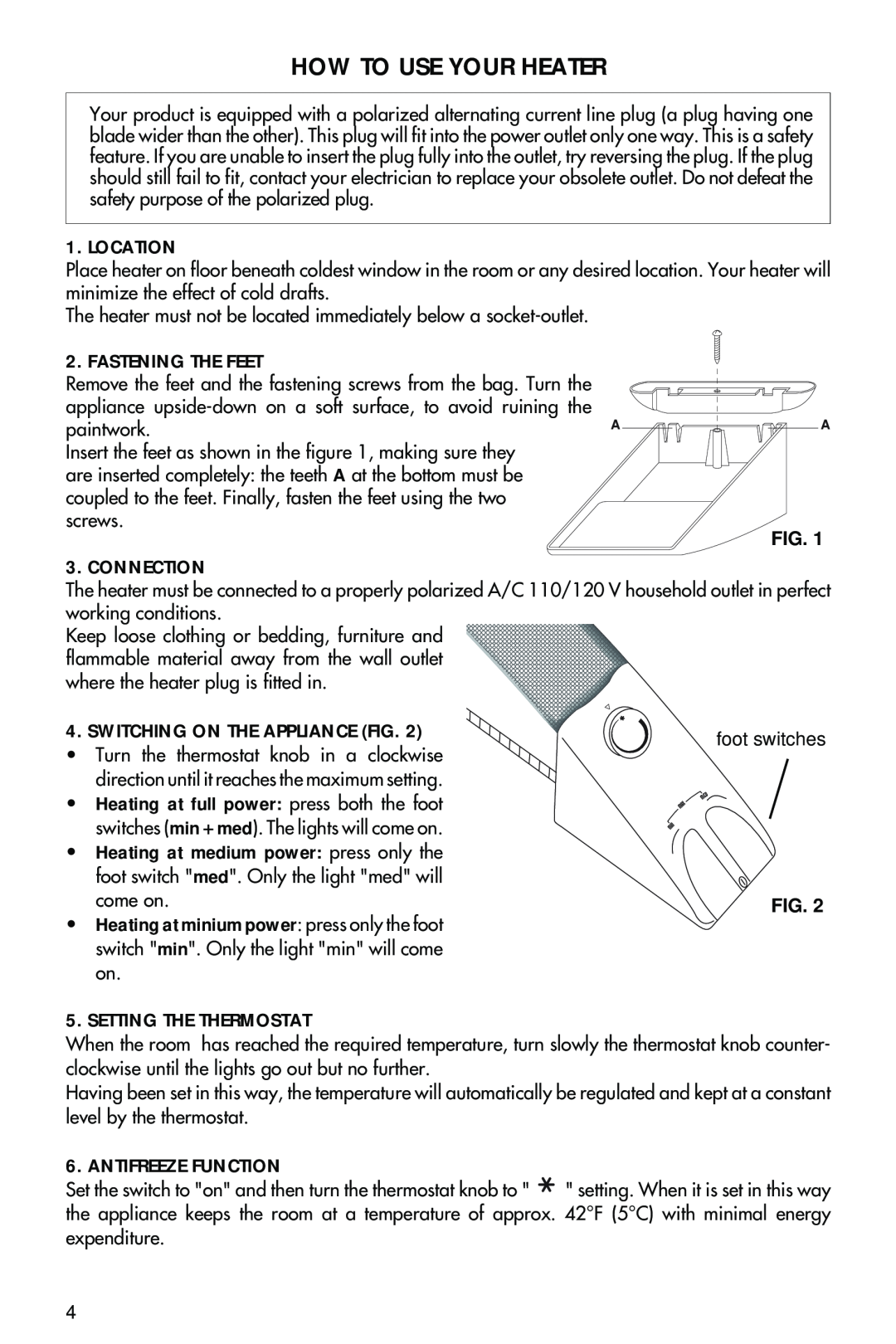 DeLonghi BBH 100 manual How To Use Your Heater, paintwork 