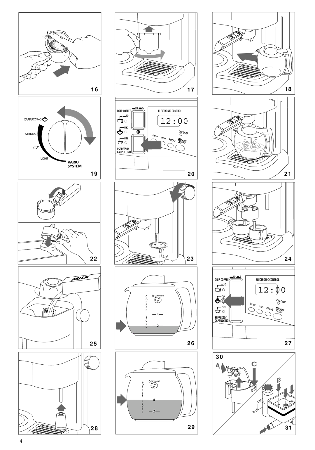 DeLonghi BCO110 manual 1200 