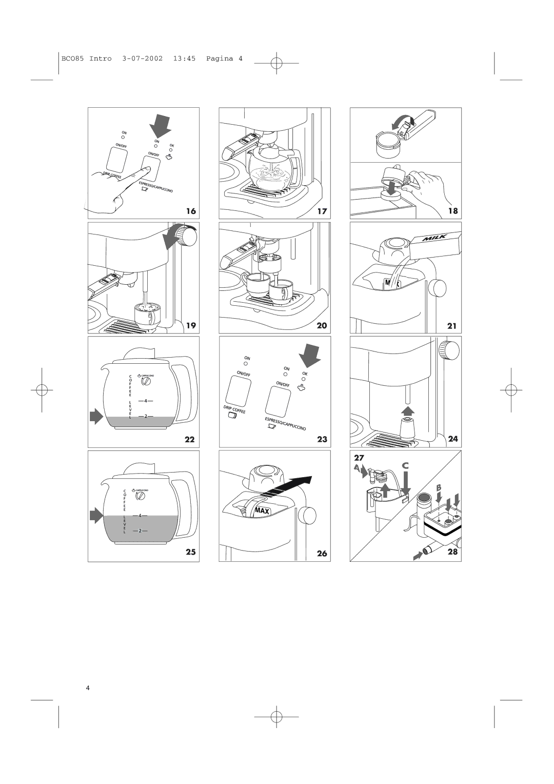 DeLonghi BCO85 GB manual BCO85 Intro 3-07-2002 1345 Pagina 