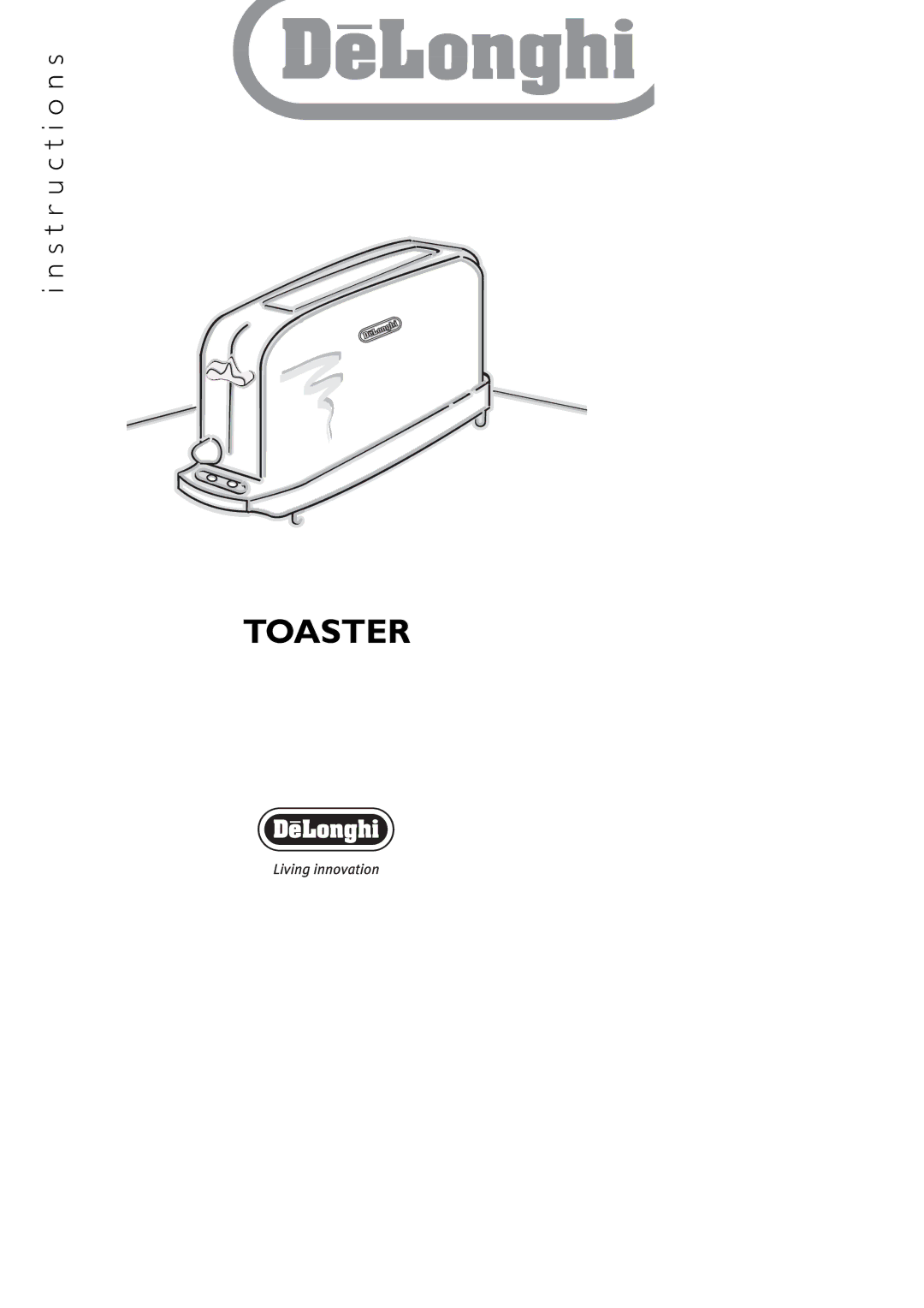 DeLonghi CBT201 manual Toaster 