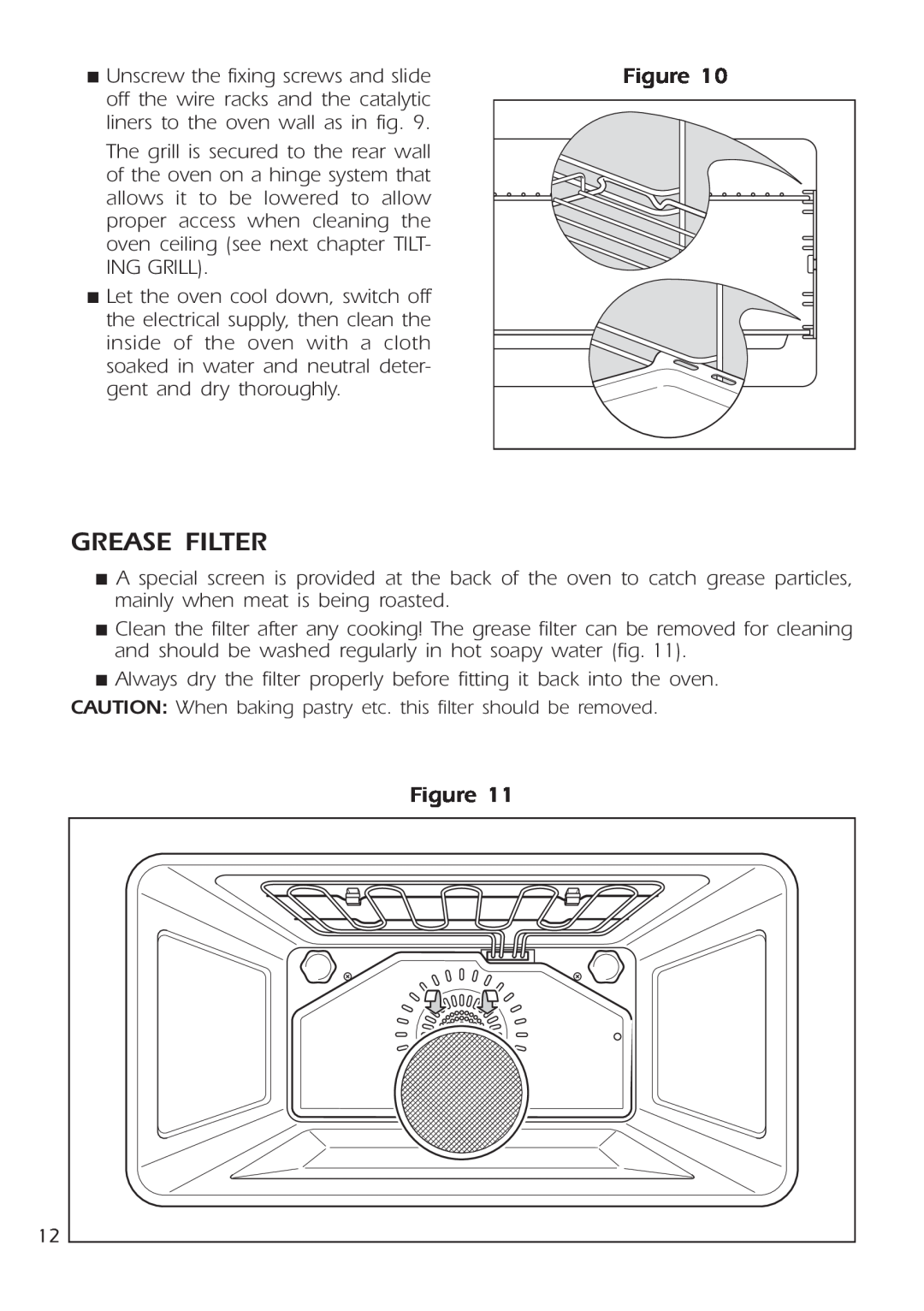 DeLonghi DE 91 MPS manual Grease Filter 