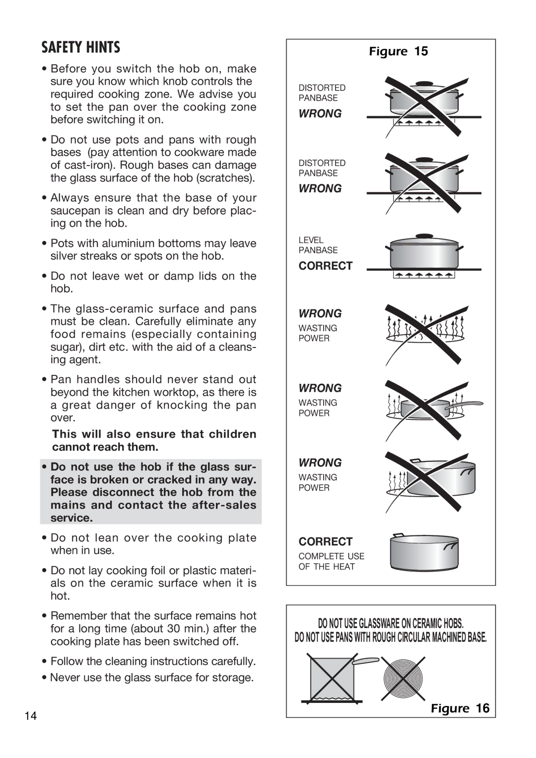 DeLonghi DE302HB manual Safety Hints 