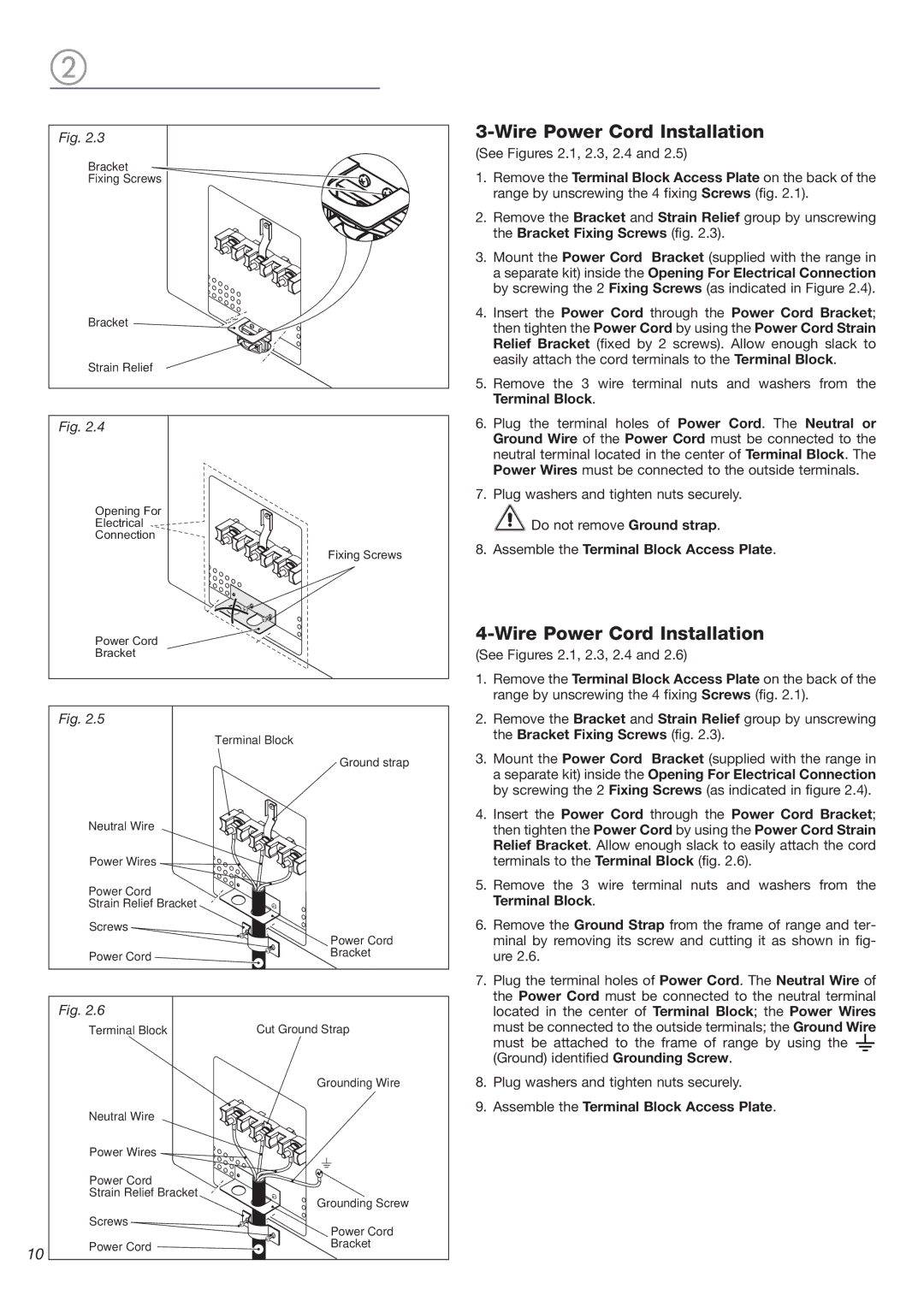 DeLonghi DEGLSC 24 SS warranty Wire Power Cord Installation 