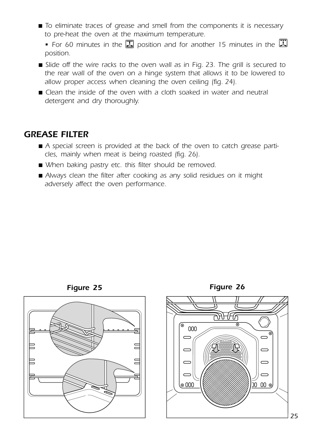 DeLonghi DMFPSII manual Grease Filter 