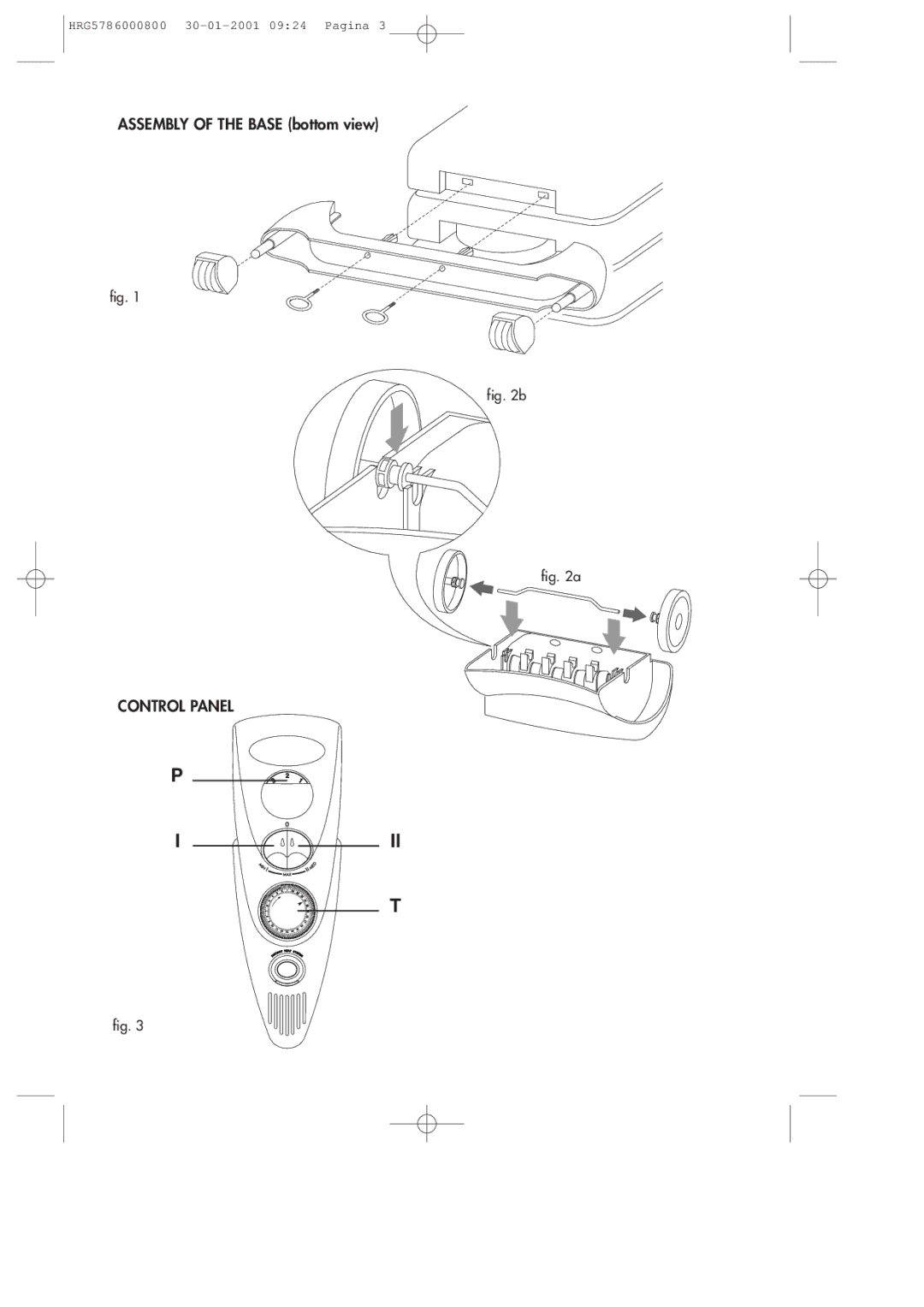 DeLonghi DR18TG manual Control Panel 