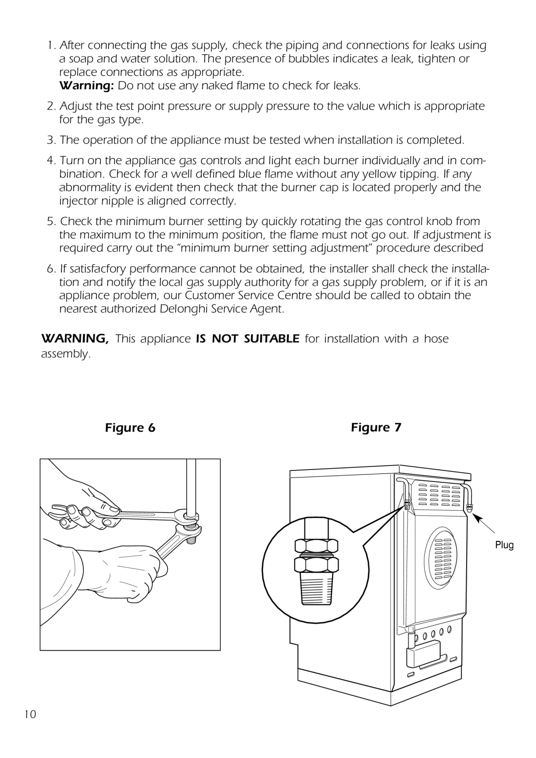 DeLonghi DS 61 GW manual Plug 