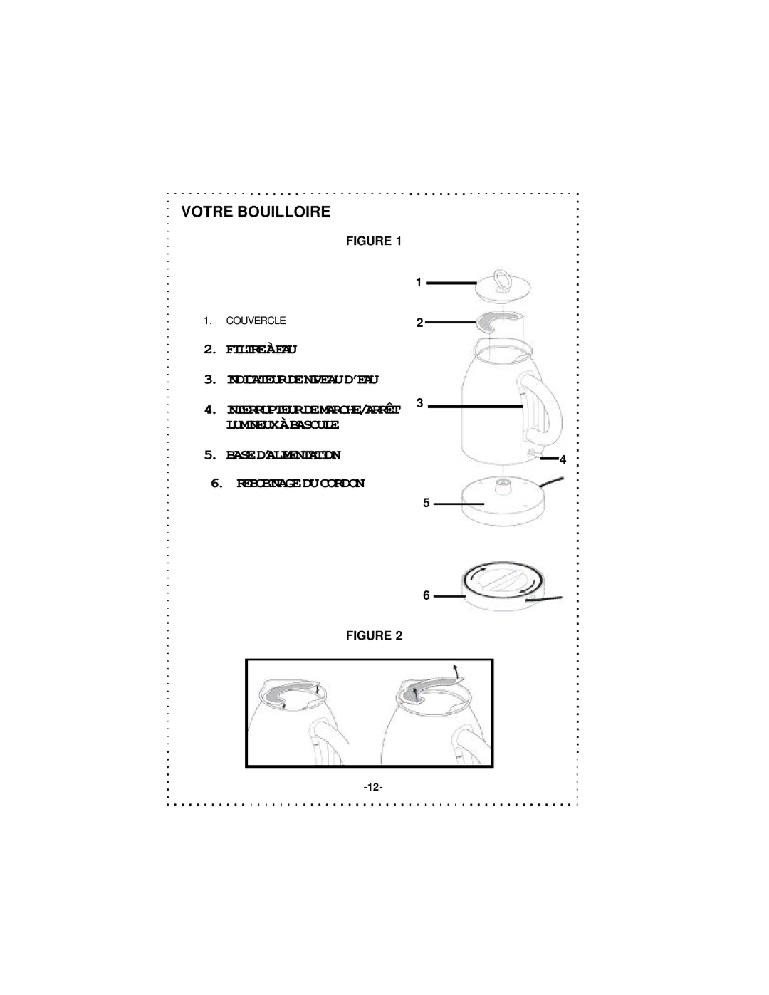 DeLonghi DSJ900 instruction manual Votre Bouilloire 