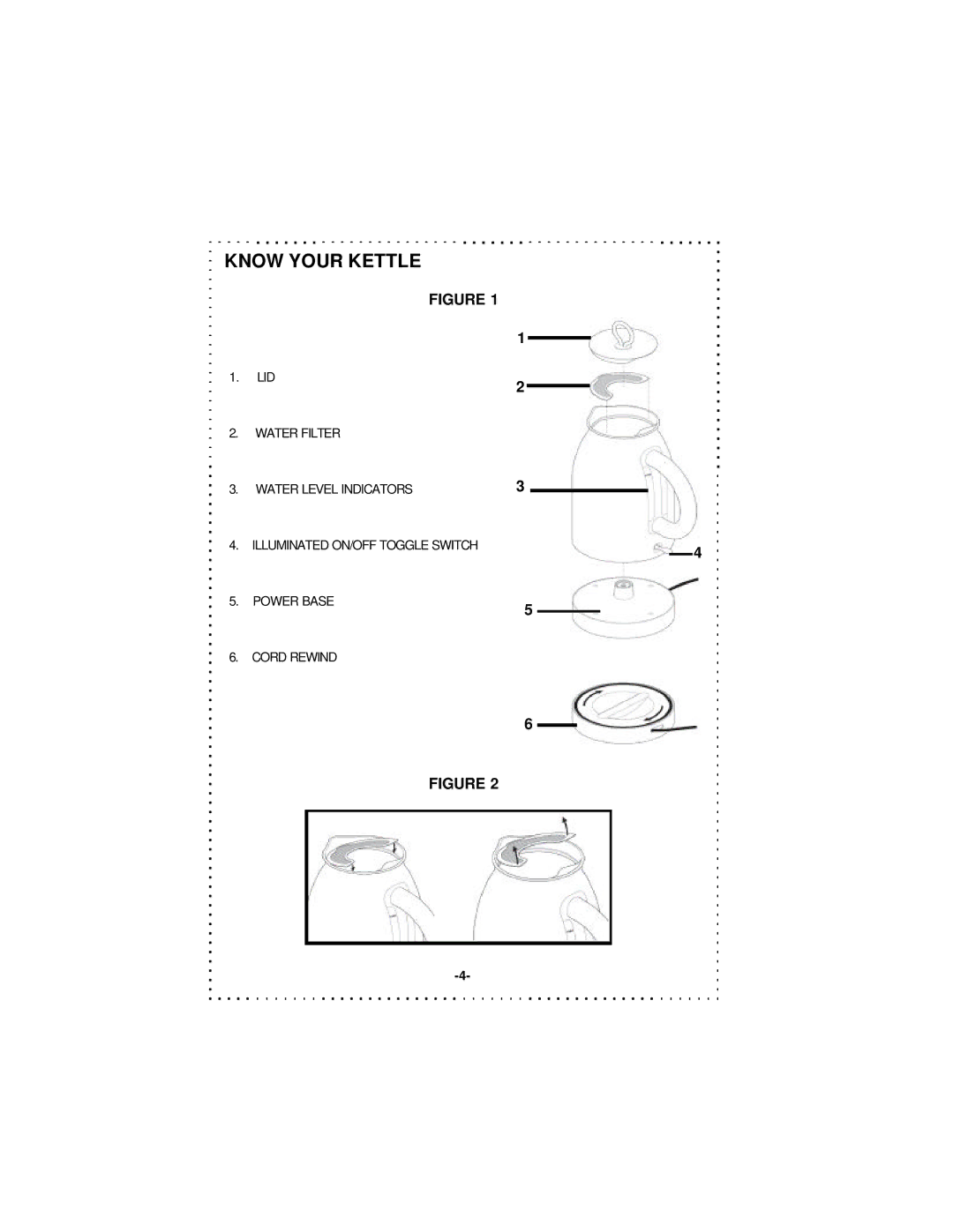 DeLonghi DSJ900 instruction manual Know Your Kettle 