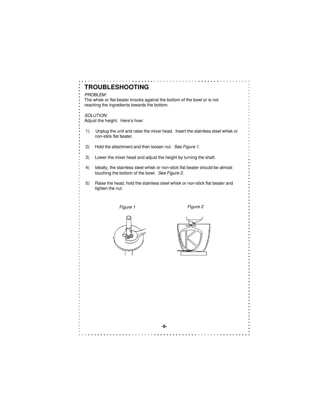 DeLonghi DSM5 - 7 Series instruction manual Troubleshooting, Problem 