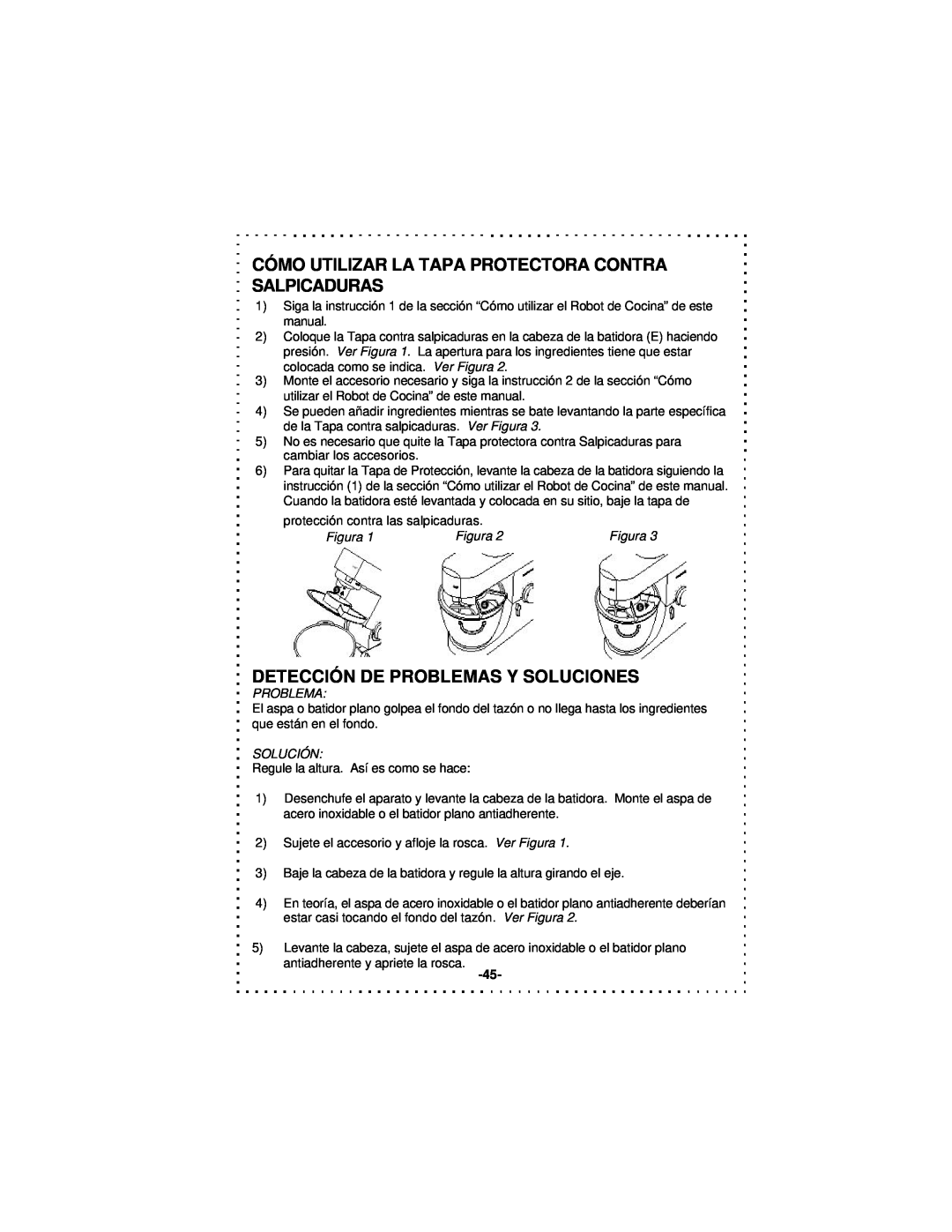 DeLonghi DSM5 - 7 Series instruction manual Detección De Problemas Y Soluciones, Figura, Solución 