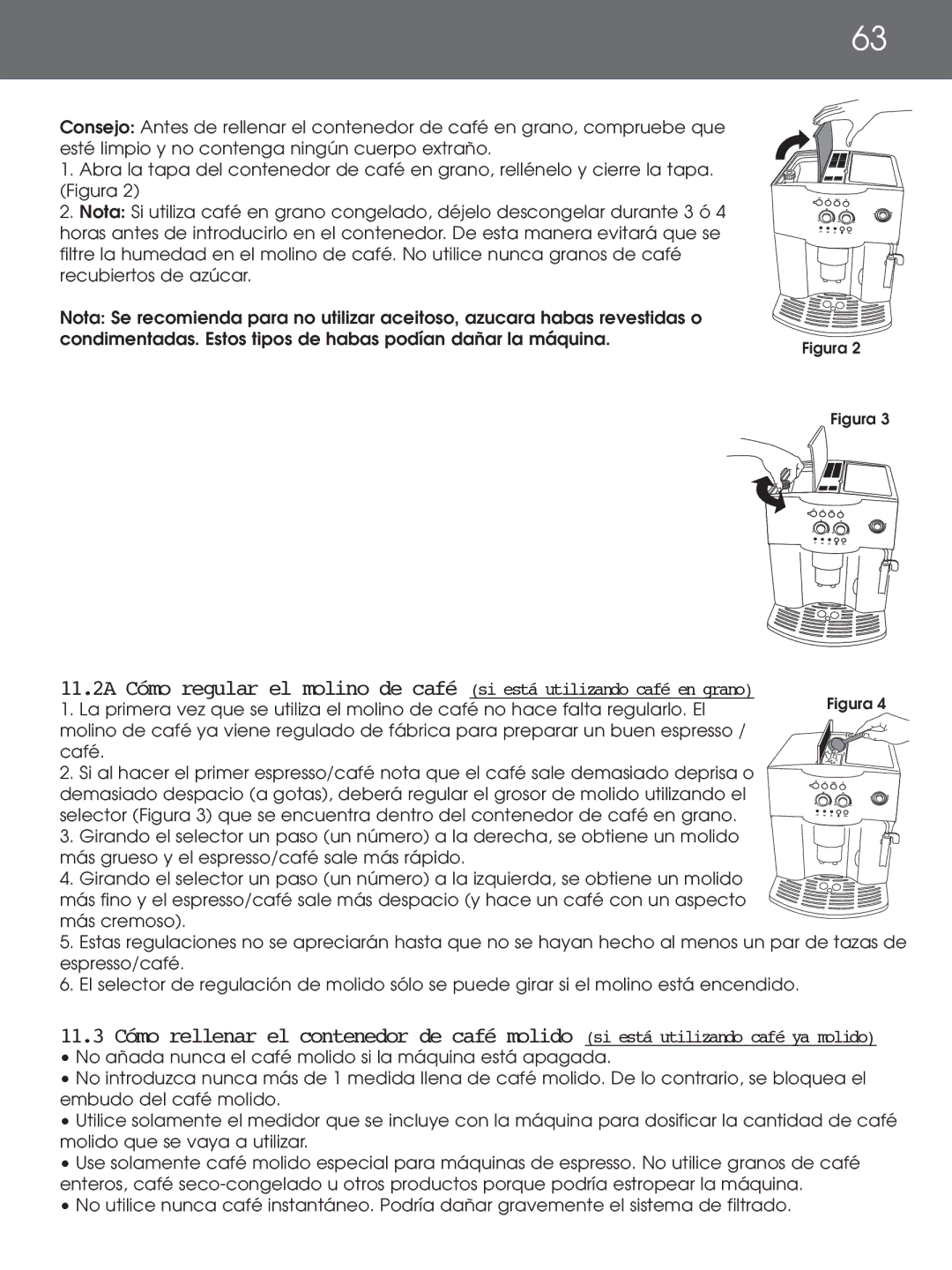 DeLonghi EAM4000 instruction manual 