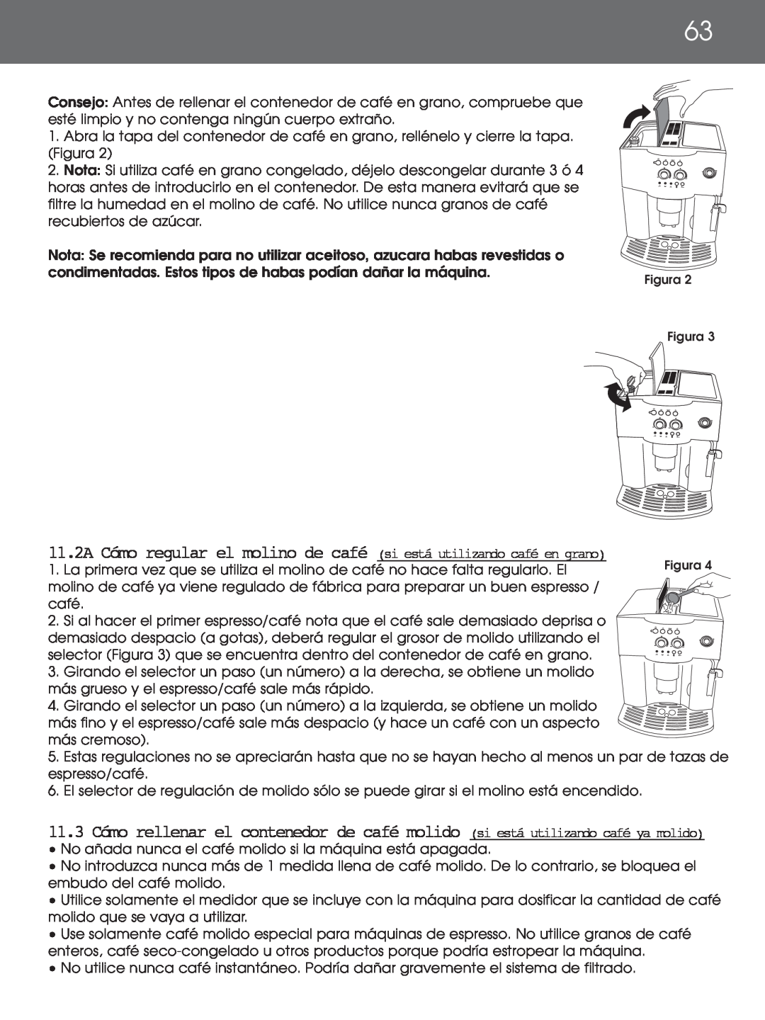 DeLonghi EAM4000 instruction manual 