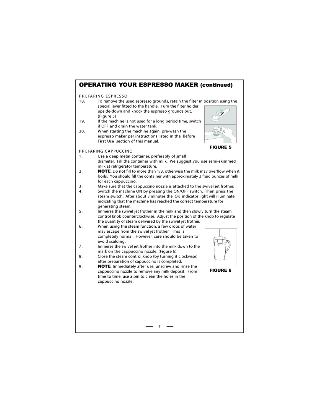 DeLonghi EC 140 Series manual 