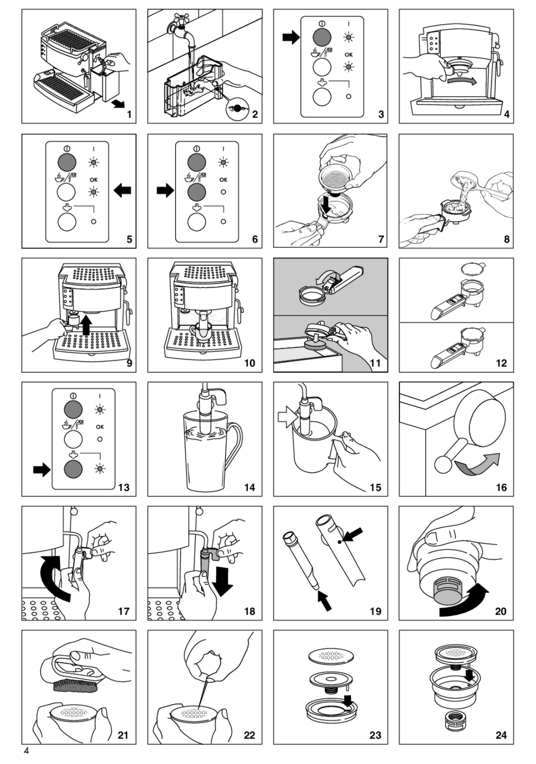 DeLonghi EC-702, EC-701 manual 