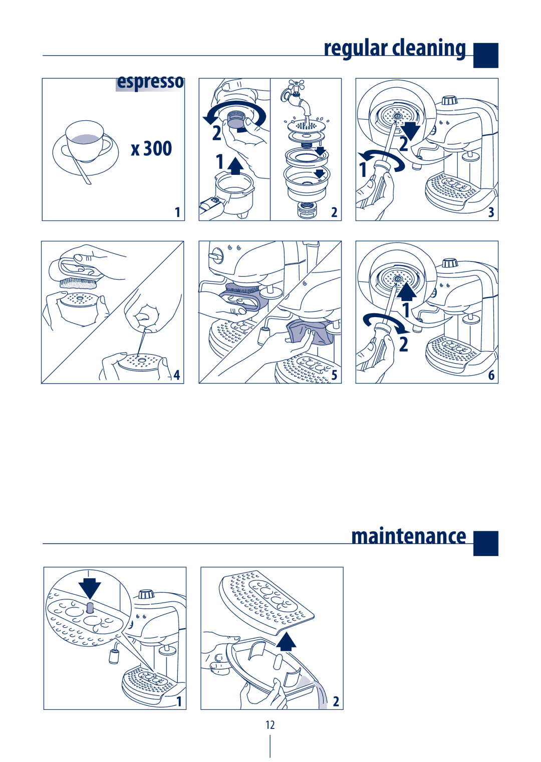 DeLonghi EC220 CD manual Regular cleaning 