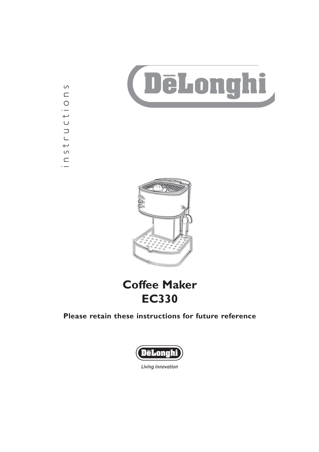 DeLonghi manual Coffee Maker EC330 