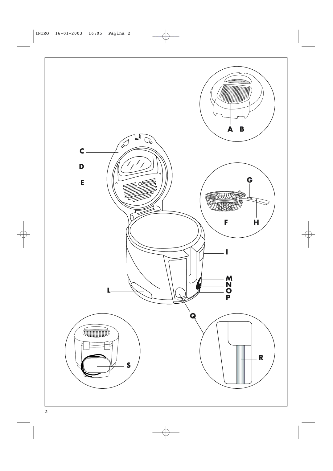 DeLonghi Electric Deep Dryer manual Intro 16-01-2003 1605 Pagina 