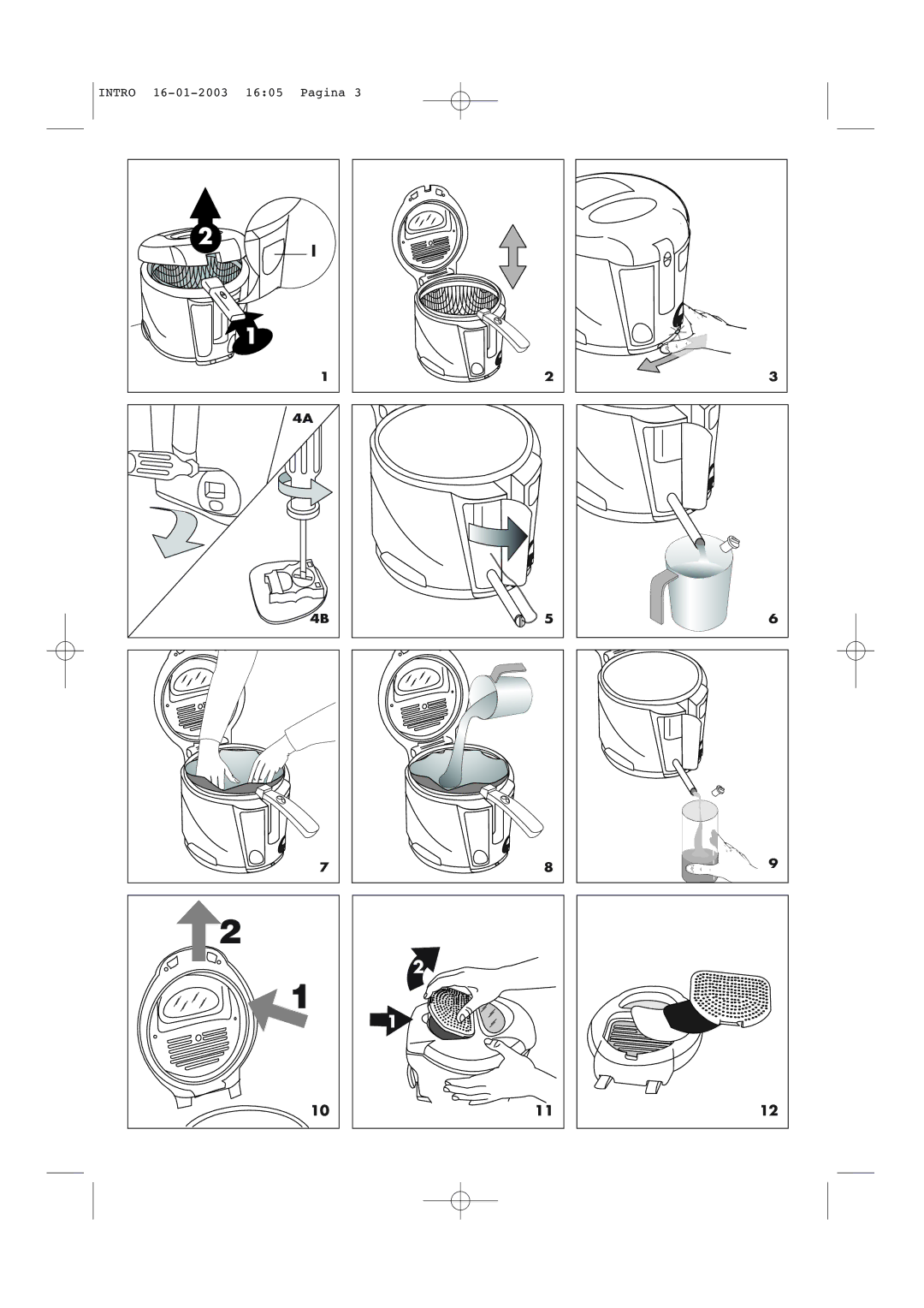 DeLonghi Electric Deep Dryer manual Intro 