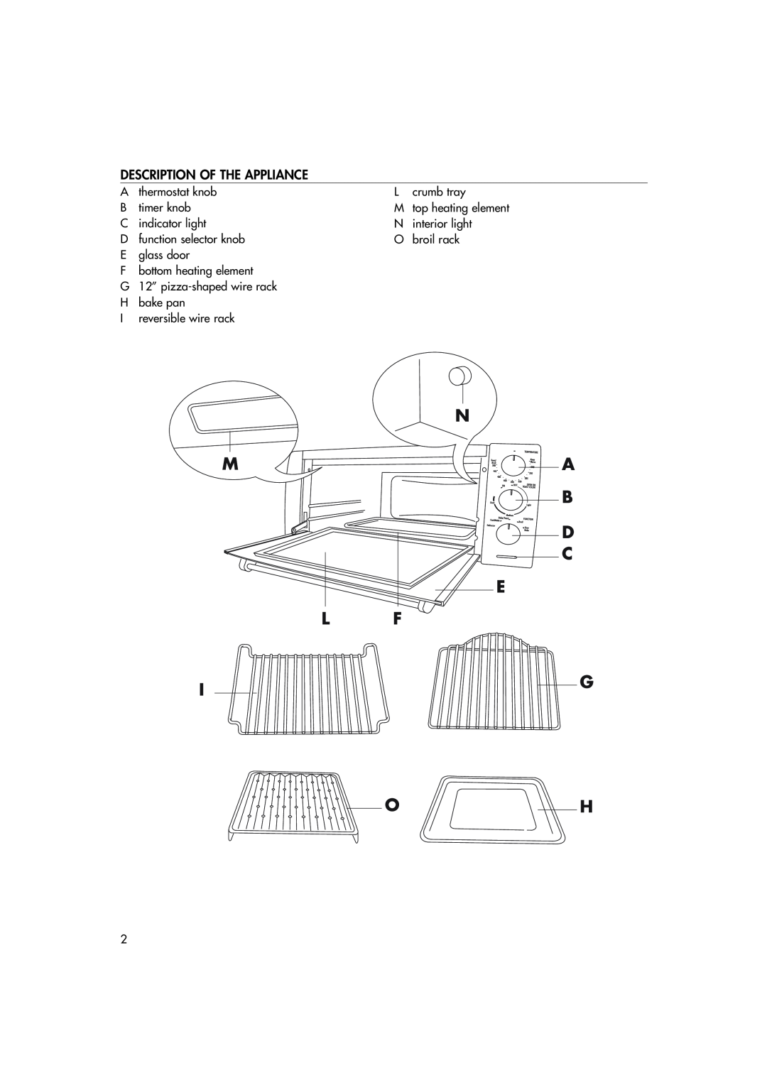 DeLonghi EO1270 B manual 