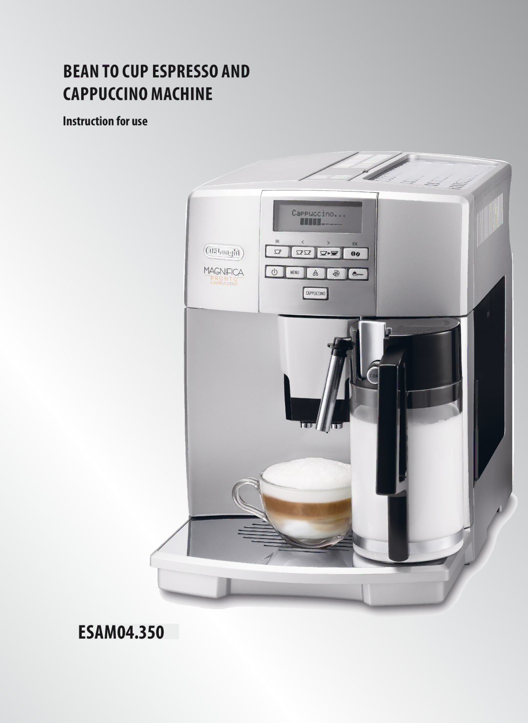 DeLonghi ESAM04.350 manual 