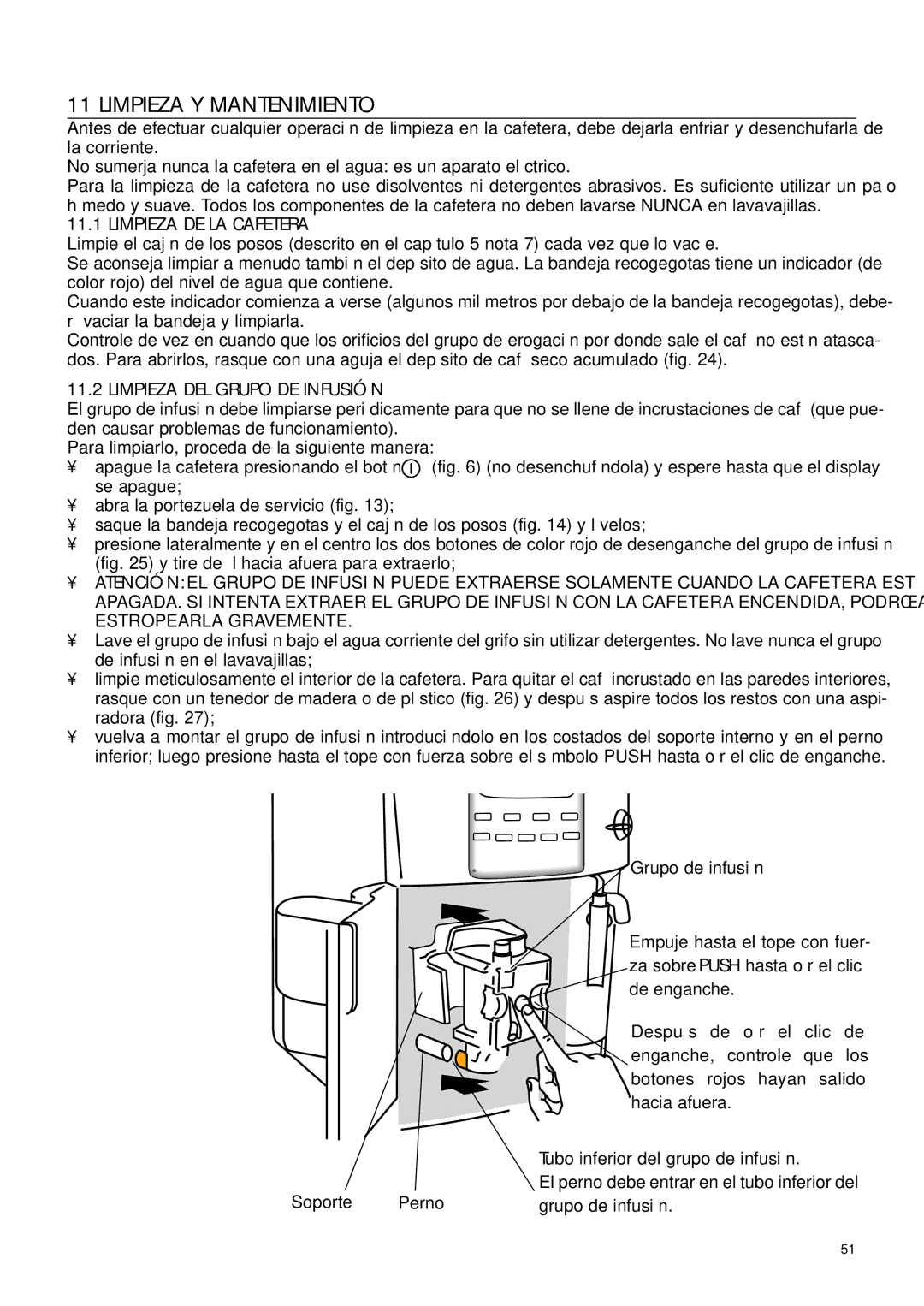 DeLonghi ESAM4400 manual Limpieza Y Mantenimiento 