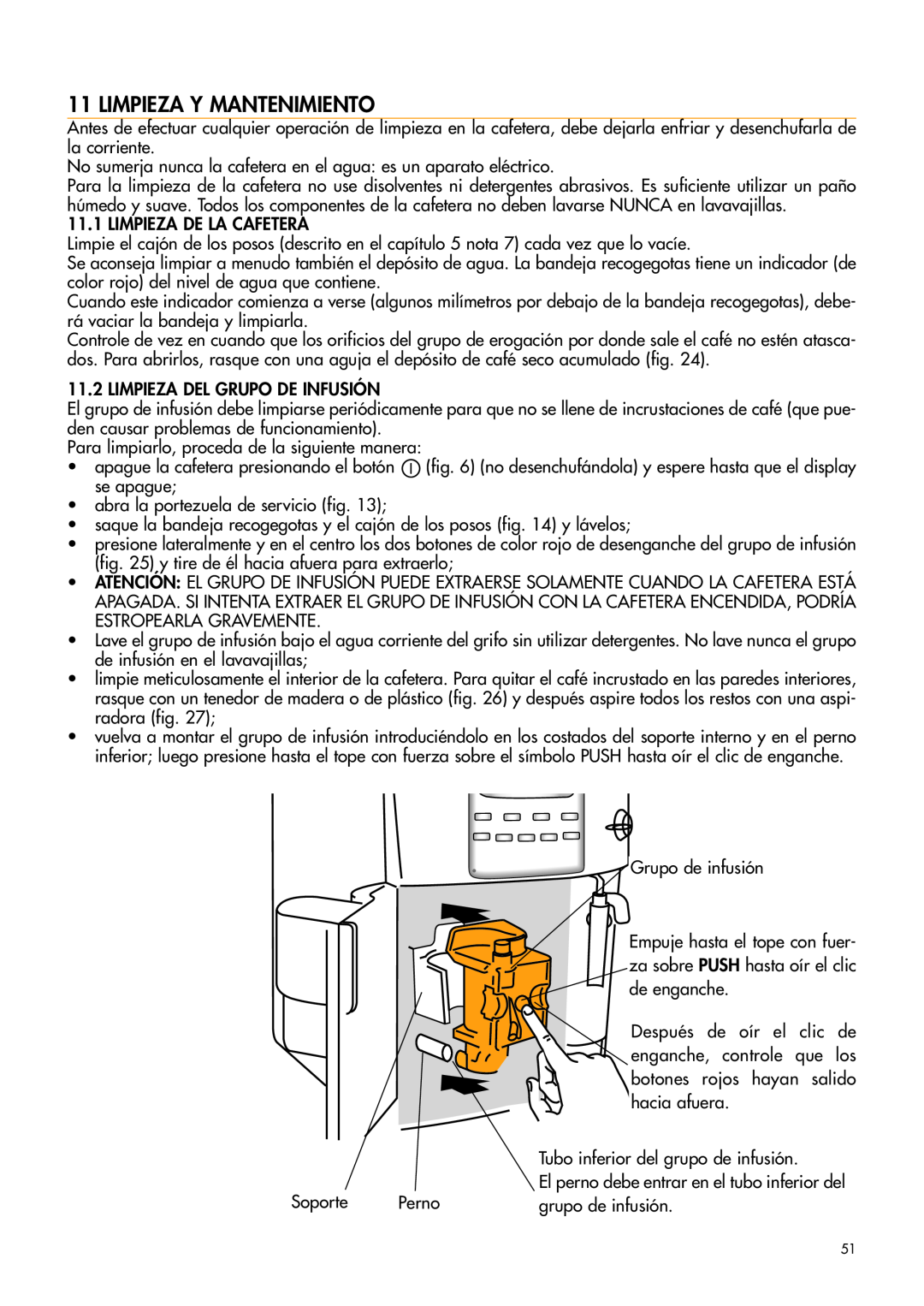 DeLonghi ESAM4400 manual Limpieza Y Mantenimiento 