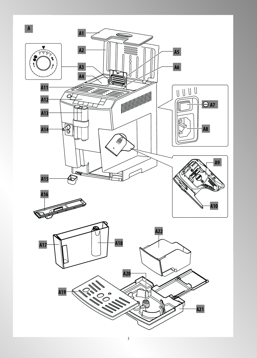 DeLonghi GB, DE, ECAM28.46X, 10.13 manual A17 