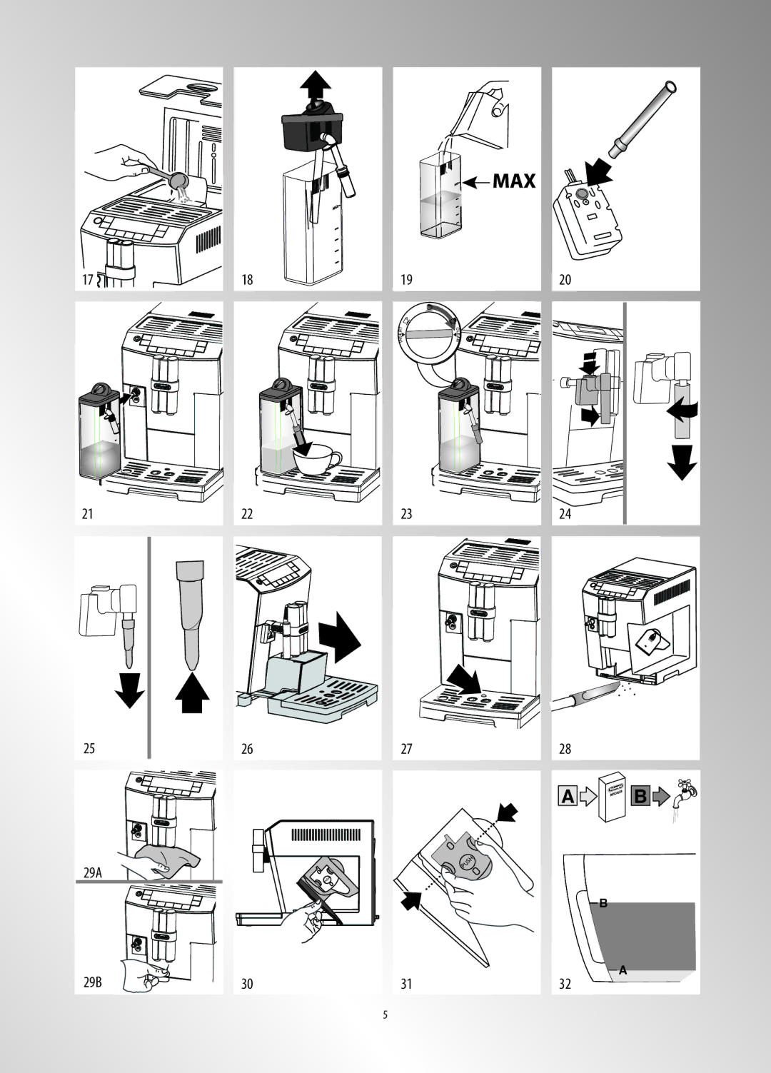 DeLonghi ECAM28.46X, GB, DE, 10.13 manual 29A 29B 