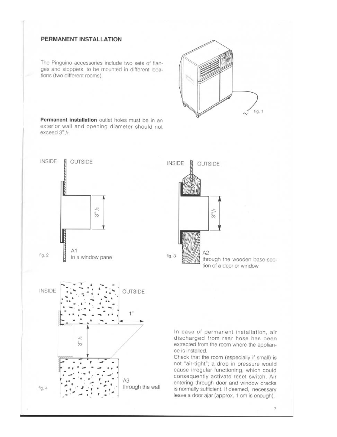 DeLonghi PAC 02 manual 