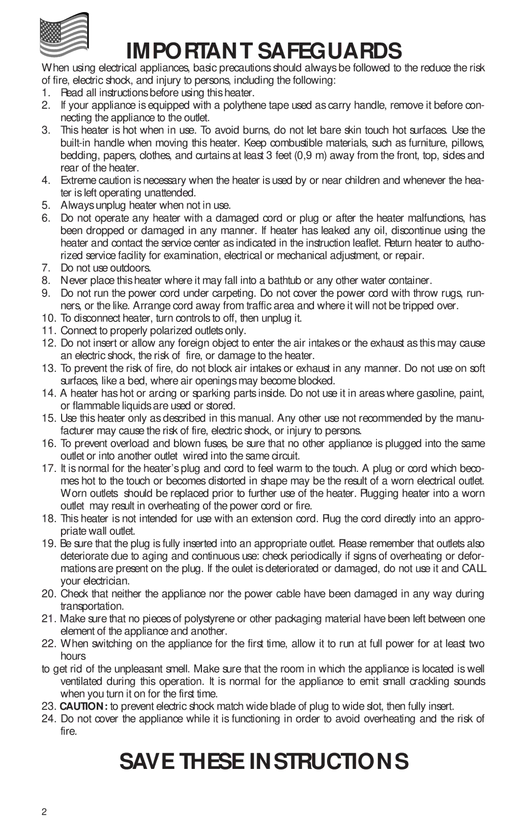 DeLonghi TRN0812T manual Important Safeguards 